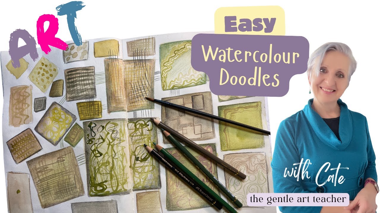 Transform Simple Shapes Into Beautiful Watercolour Doodles