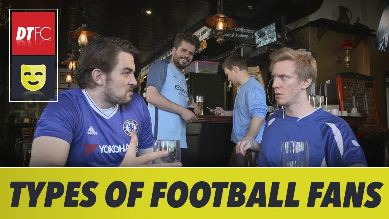 Different types of football fans