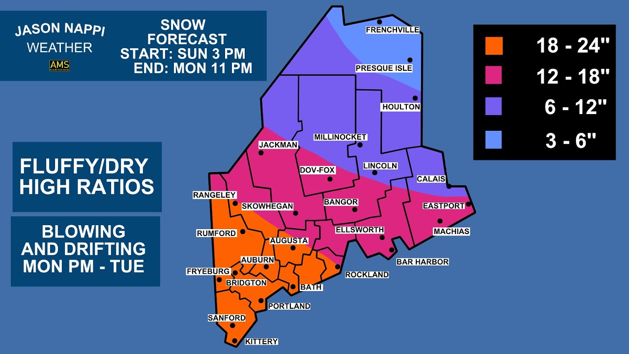 Tracking the latest Nor'easter details