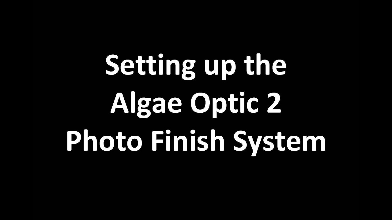 Photo Finish Setup