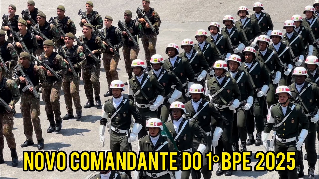 DESFILE DO BATALHÃO DE POLÍCIA DO EXÉRCITO MAIS ANTIGA DO BRASIL - 1º BPE 🇧🇷