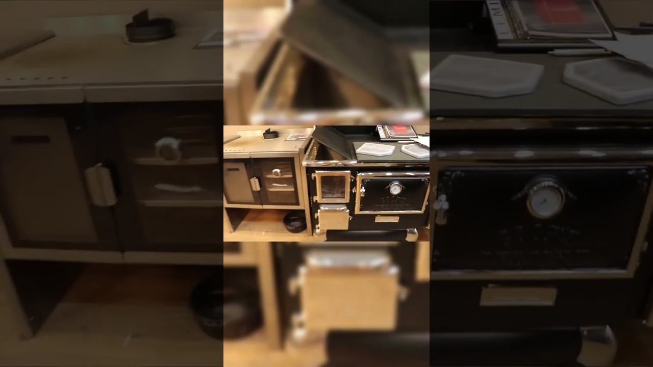 The Elmira Fireview 1842 Wood Cookstove w/Gas Burner