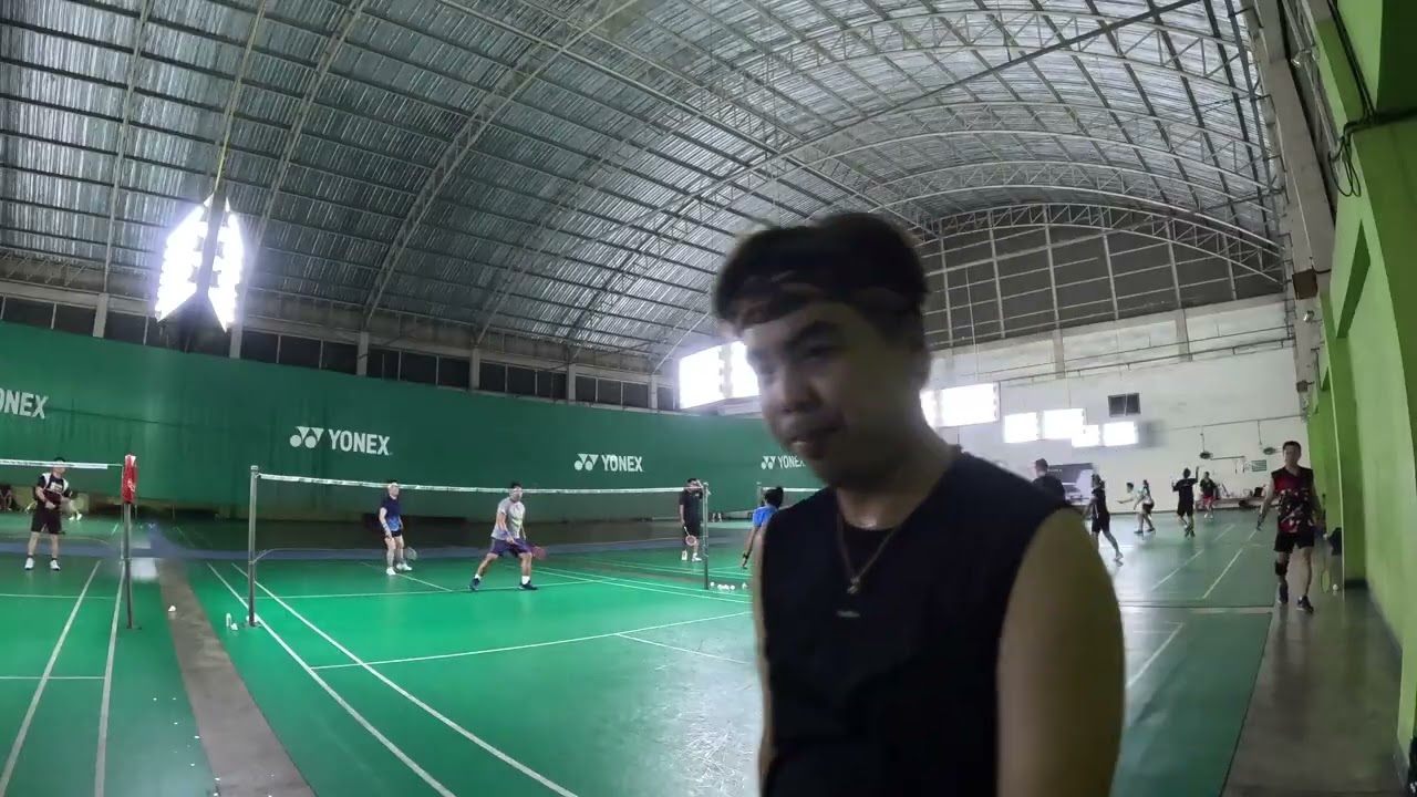 #เพิ่มสุข [Drunker Badminton] Game1 Beer Pop VS Gap Unknow   4K