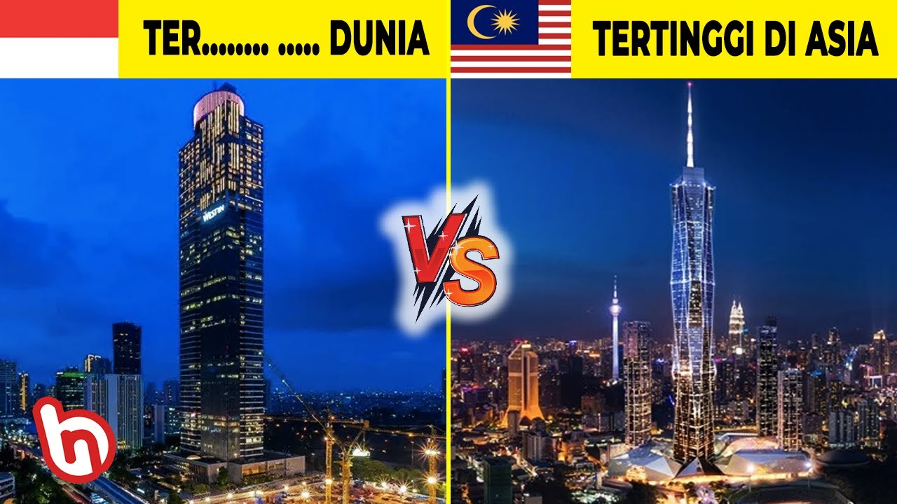 Udah Nggak Selevel Lagi! Perbandingan Kemegahan Gedung Tertinggi & Termahal Indonesia Vs Malaysia
