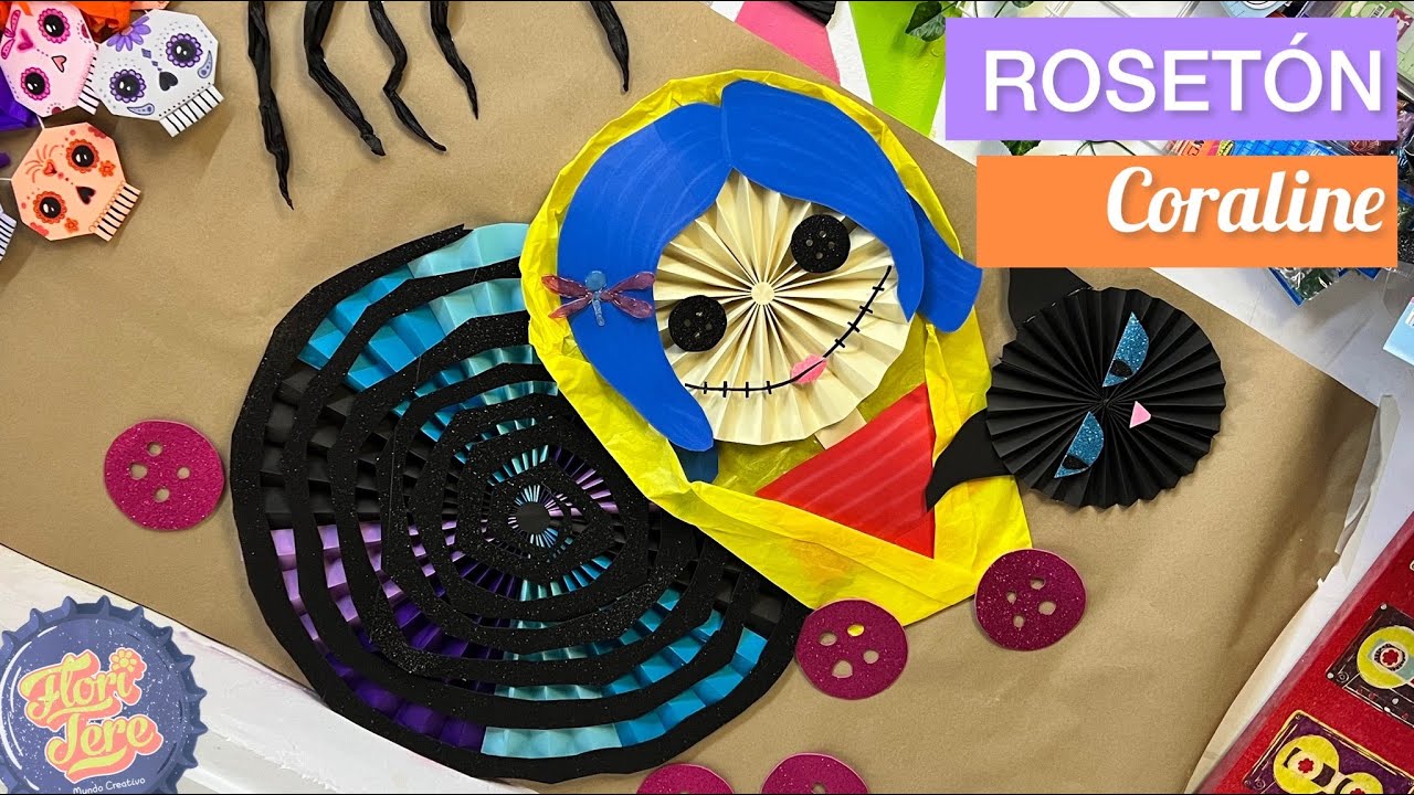 ROSETON/ROSETA De CORALINE #halloween