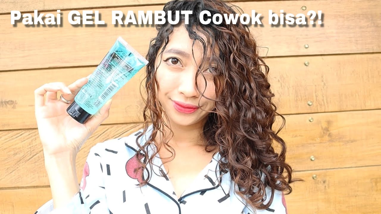 #keRINwil • Cara Menata Rambut KERITING dengan GEL RAMBUT|Gatsby Water Gloss Hard