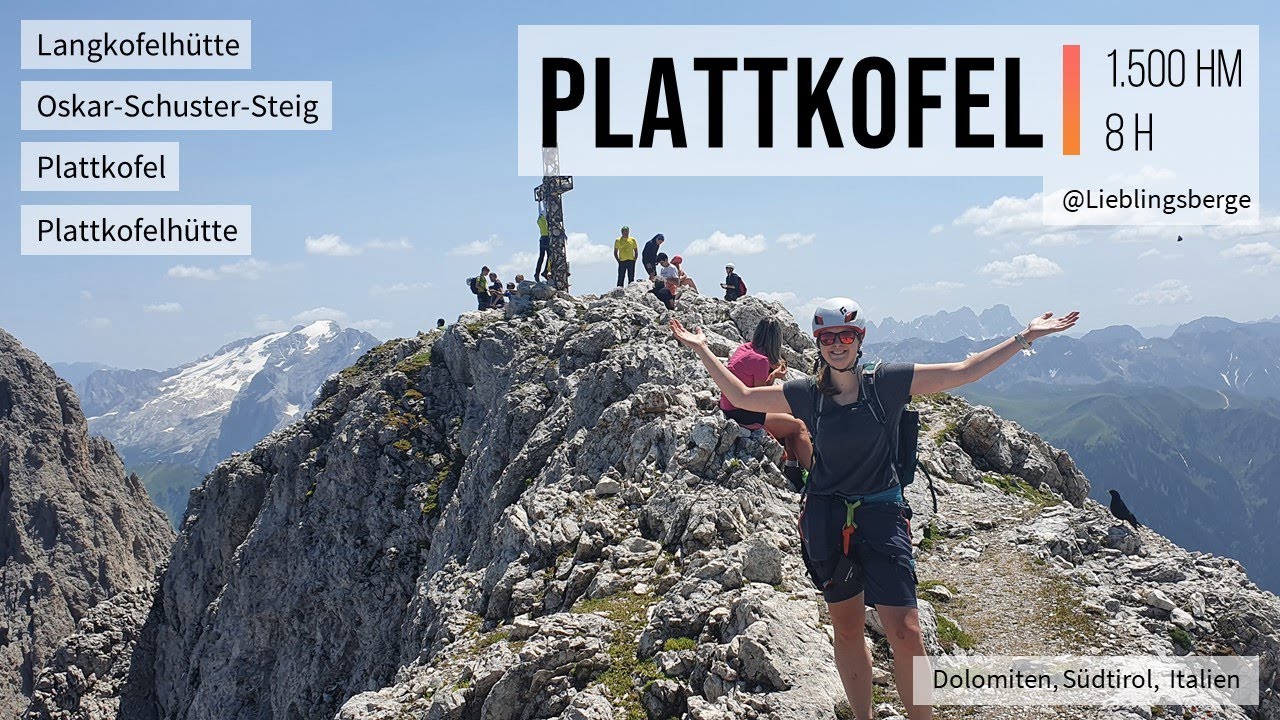 Klettersteig auf den Plattkofel (2.964m) - die südtiroler Dolomiten von ihrer schönsten Seite