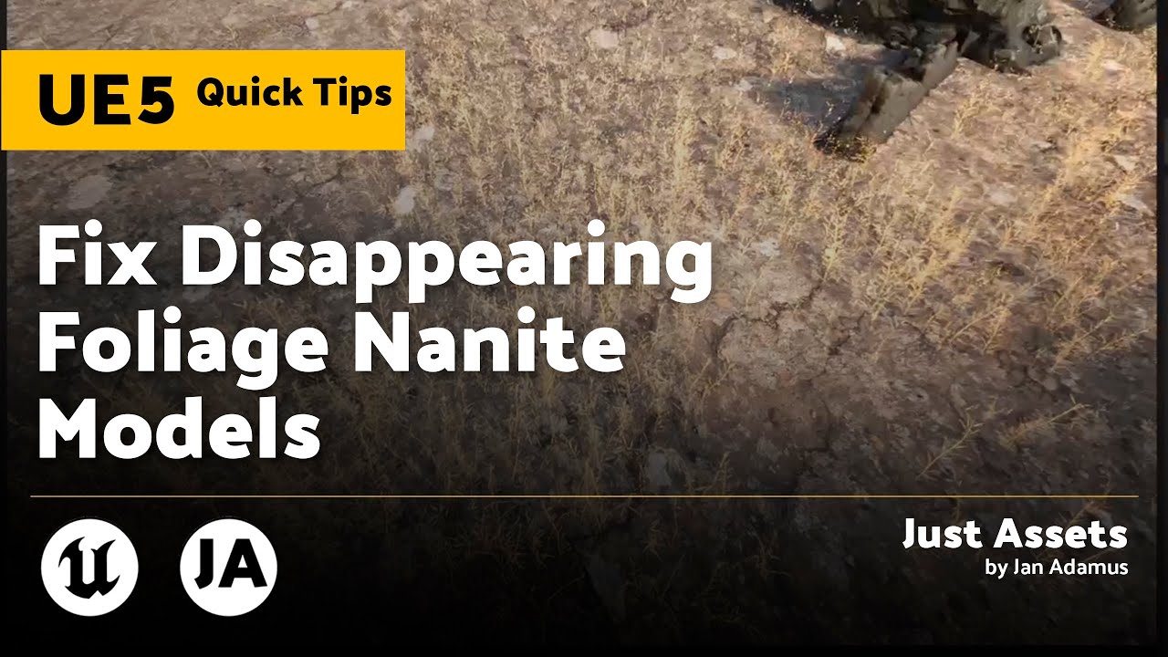 Unreal Engine 5 QuickTip | Fix Disappearing Foliage Nanite Models