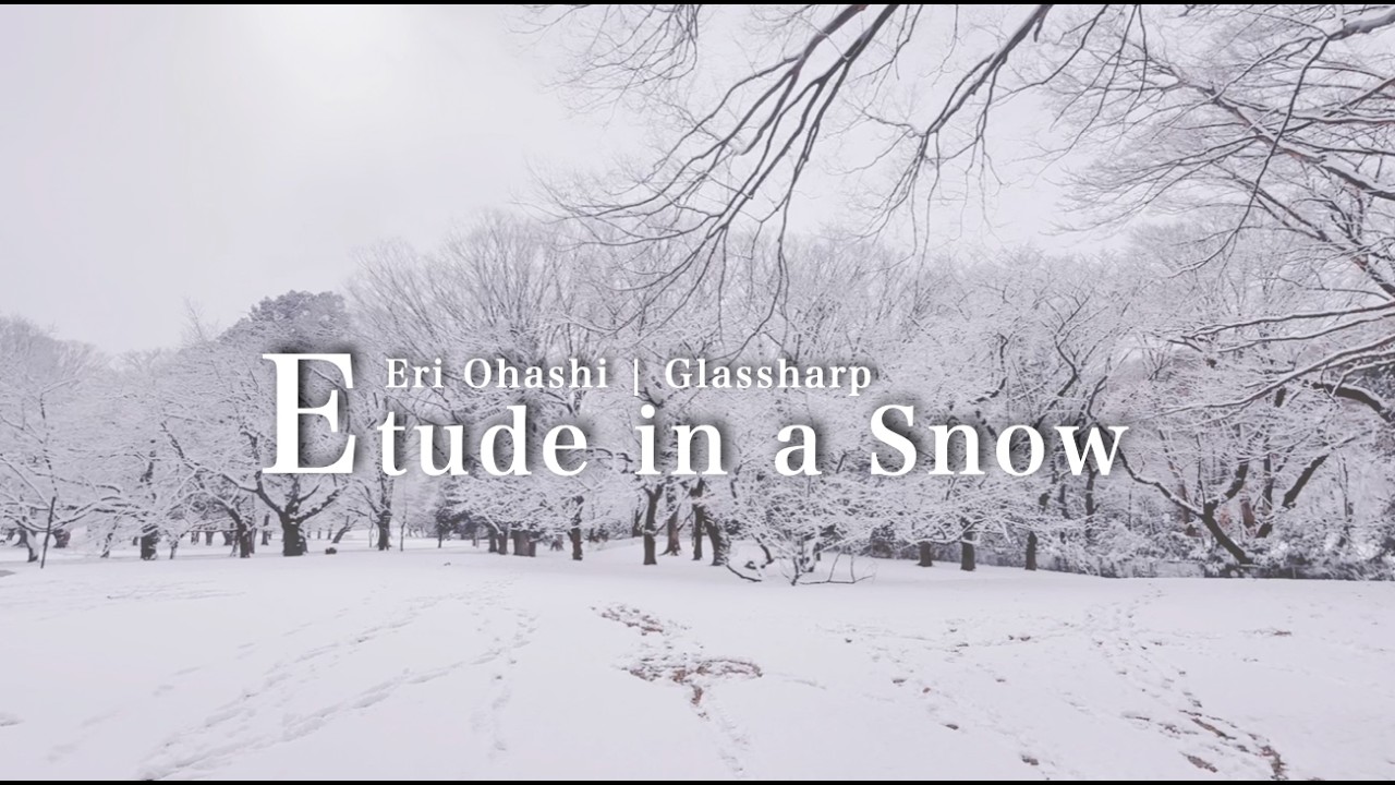 「Etude in a Snow」Eri Ohashi (Glassharp) | 大橋エリ（グラスハープ）