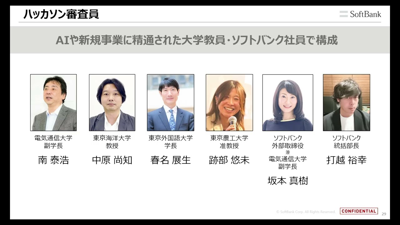2025年12月5日開催　UECプライム会員総会・シンポジウム_ソフトバンクハッカソン実施報告