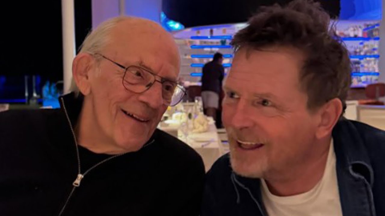 Michael J. Fox Has Back to the Future REUNION With Christopher Lloyd!