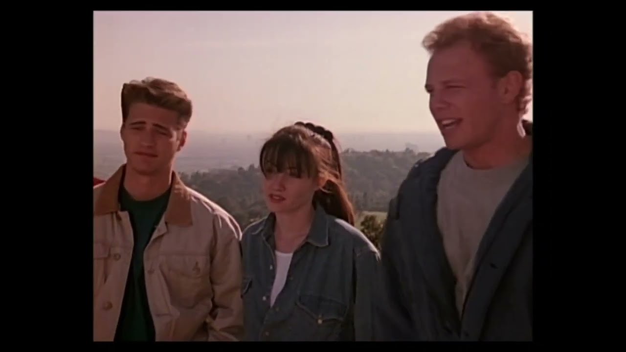 BH 90210 3x30 graduation Jason Priestley Jennie Garth Shannen Doherty