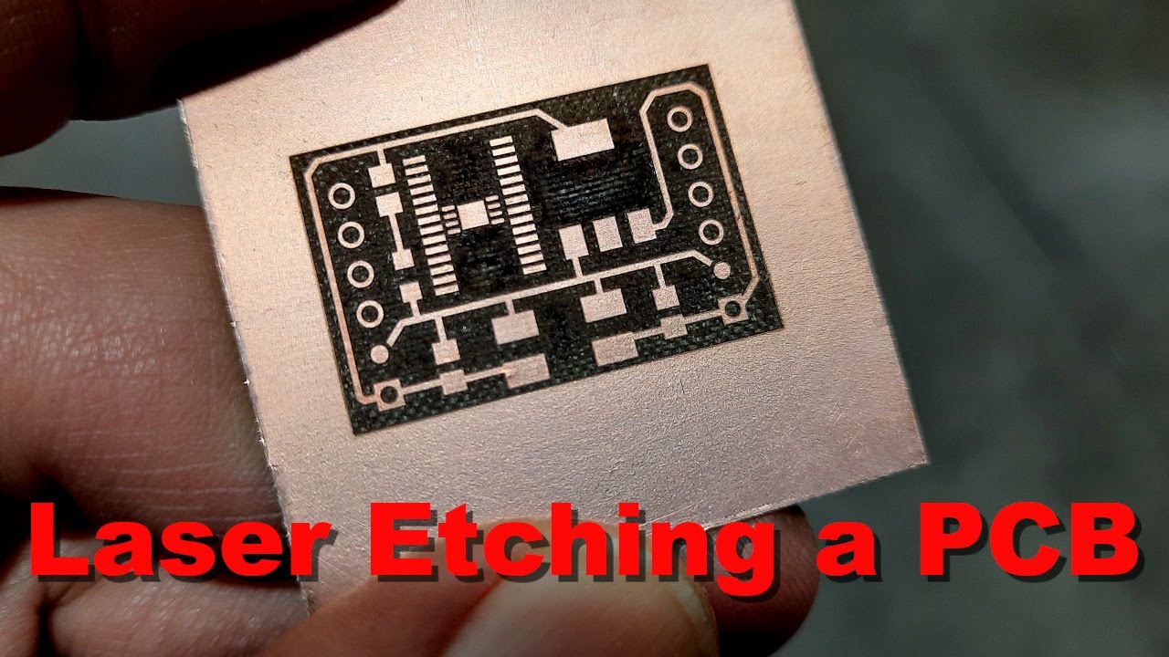 Laser Etching a PCB