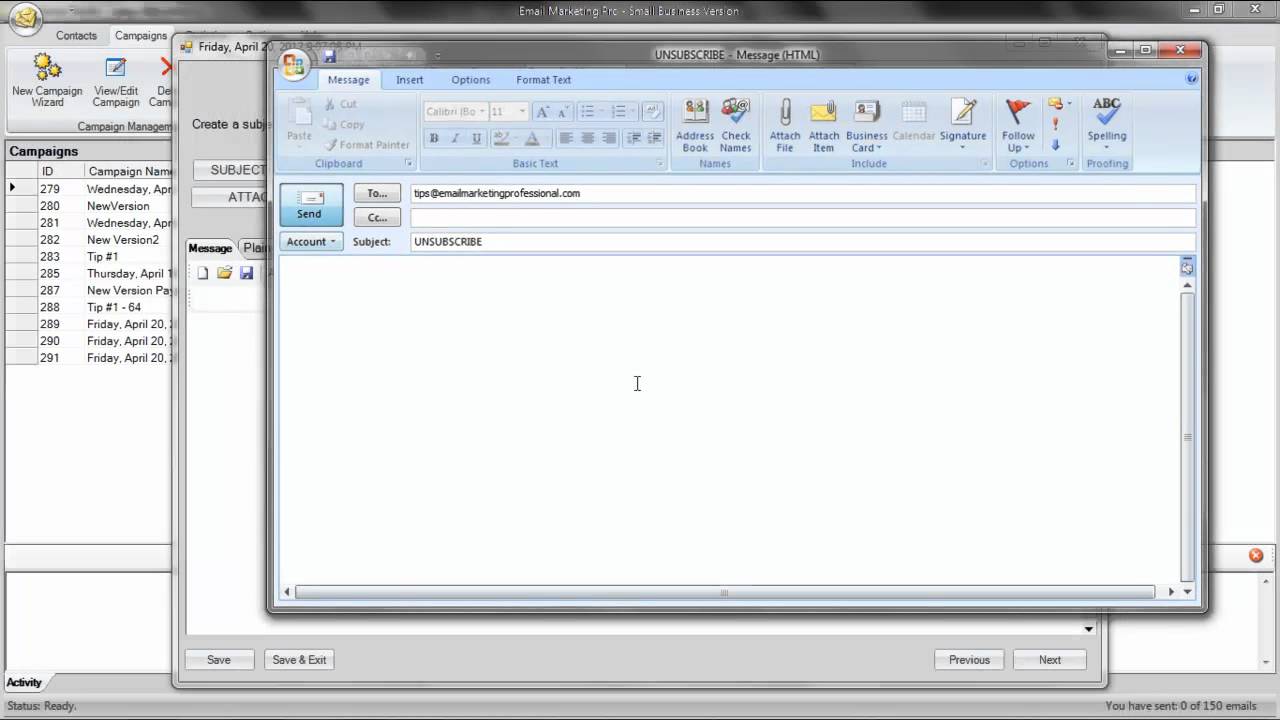 Tutorial 5 - Staying CAN SPAM Compliant