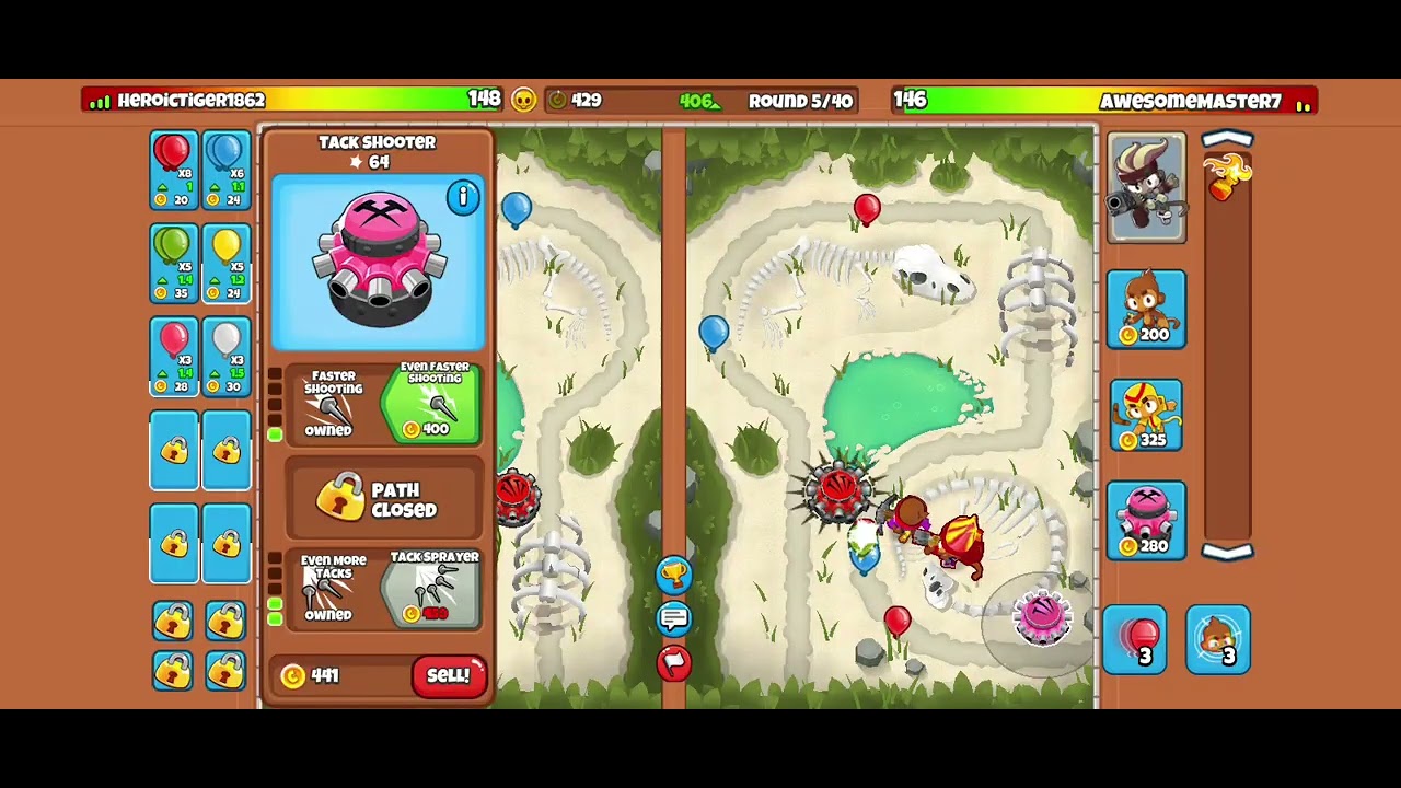 Playing BTD Battles 2