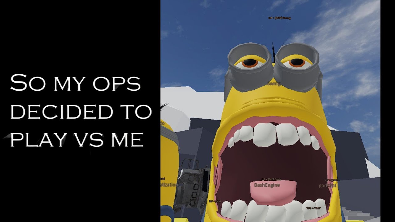 So my ops decided to play vs me