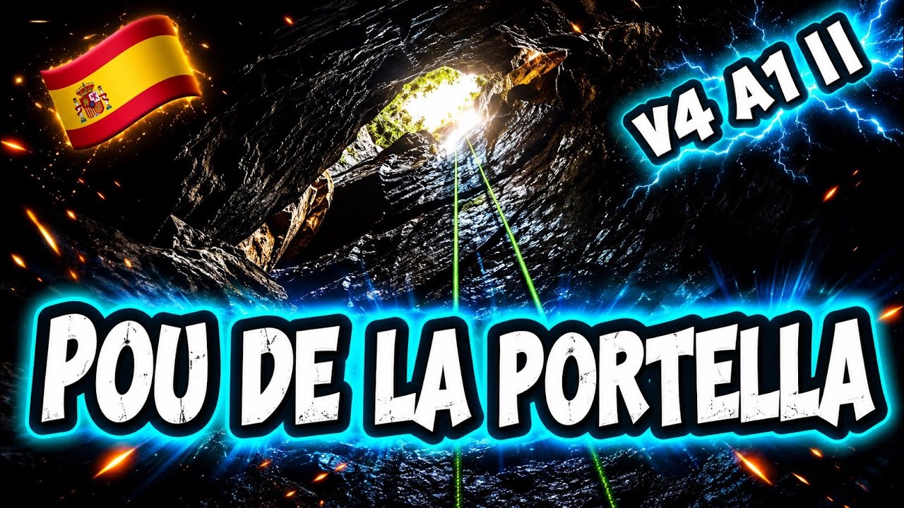 Pou de la Portella Barranco/Cueva ⚠️V4 A1 ll⚠️ PASO A PASO ( 8 - 3 - 2026 )