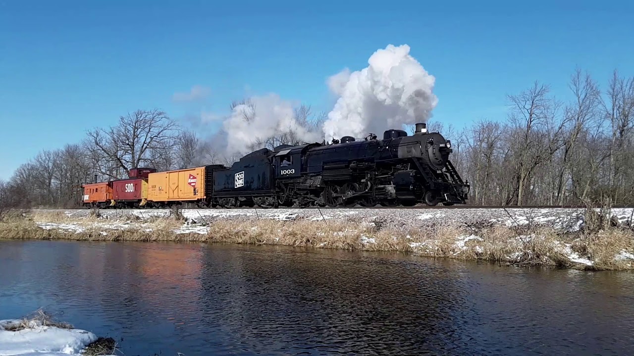 Soo Line #1003: Hartford Santa Train 2019