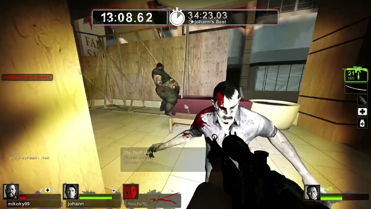Dead Center Atrium | Survival Mode | Spike Ping | Left 4 Dead 2