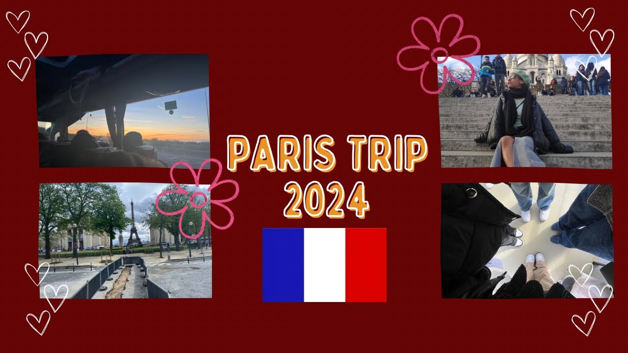 Paris trip with my school⛴️🌇