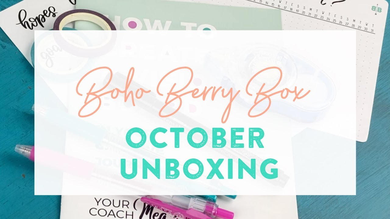 Boho Berry Box Unboxing: October, 2019!