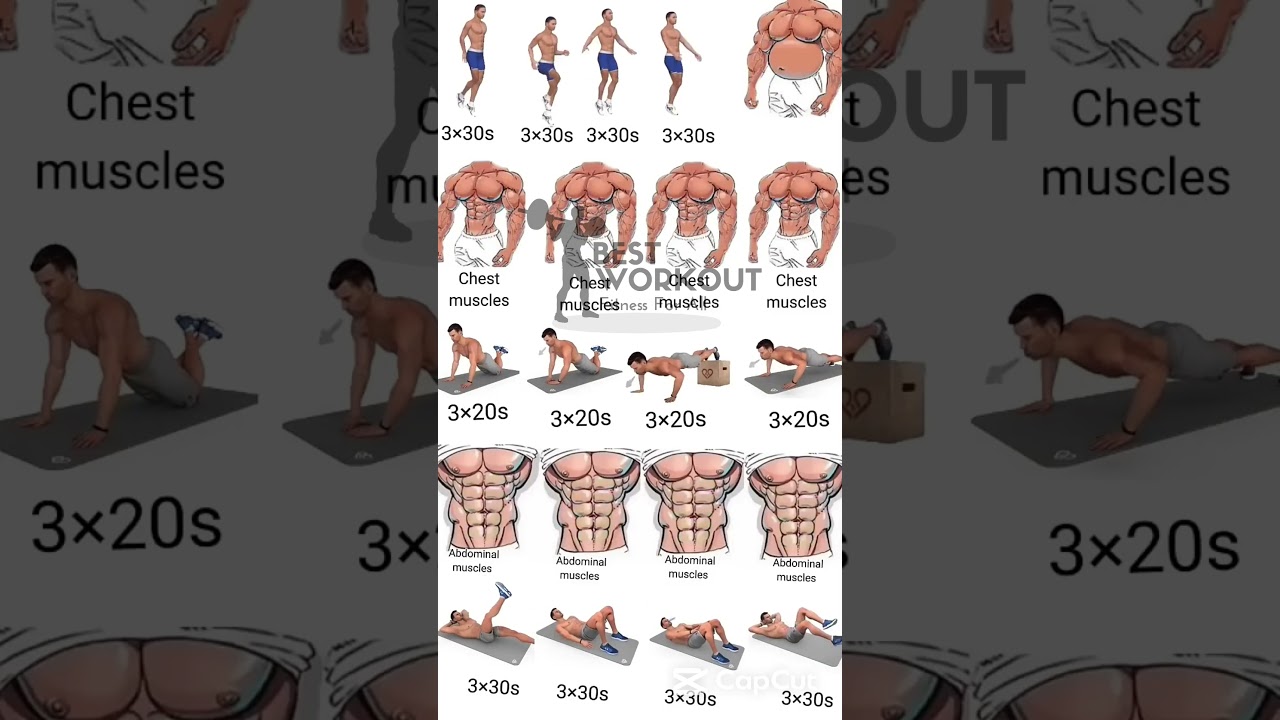 Build Mass at Home &ndash; Chest & Abs No Equipment Workout