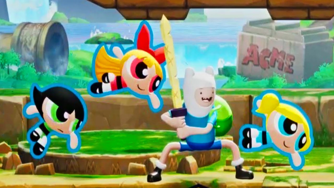 MultiVersus - Powerpuff Girls and Finn the Human Unique Interactions HD