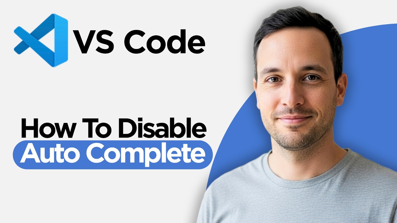 Как отключить автозаполнение в VS Code | Отключение автозаполнения в Visual Studio Code (руководс...