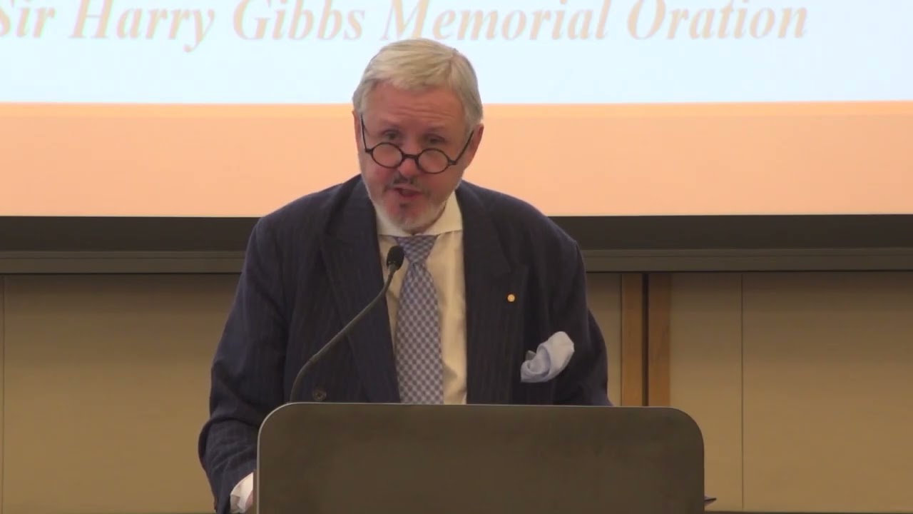 The Honourable Justice Simon Steward AC delivers the 15th Sir Harry Gibbs Memorial Oration