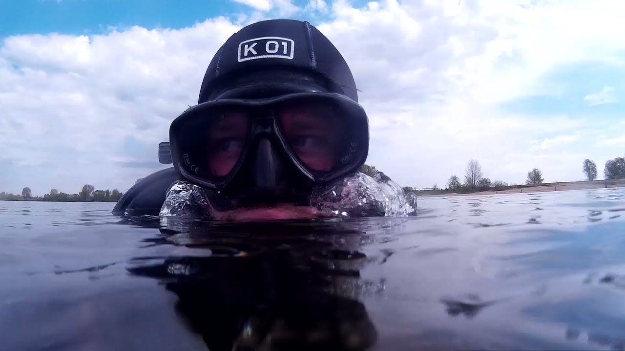 Duiken Rivierplas paaigronden snoekbaars 9 mei 2021