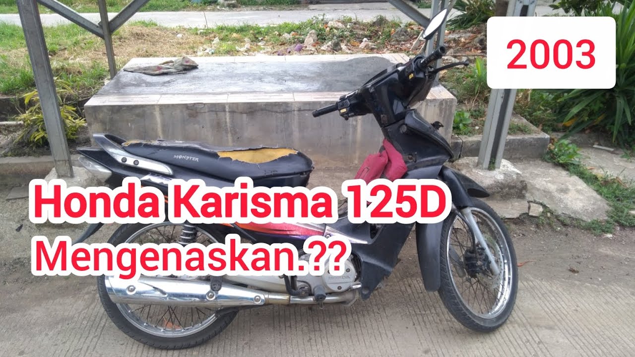 A LITTLE REVIEW Honda Karisma 125D 2003, MENGENASKAN BRODER ⁉️