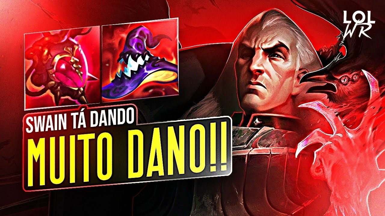 SWAIN GAMEPLAY | TÁ REALMENTE MUITO FORTE!! QUE DANO É ESSE?? | LoL Wild Rift