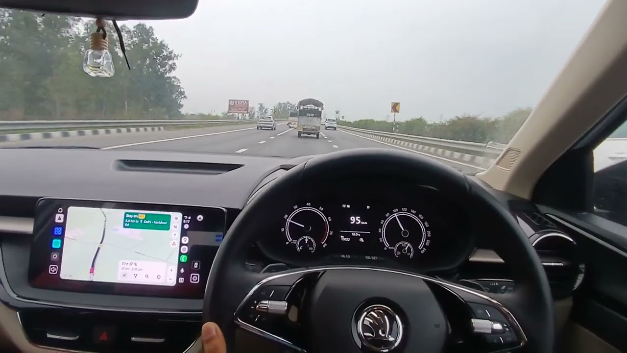 Driving pov of skoda slavia 1.5TSI #highway #driving #premiumcars #Jerman #skoda..