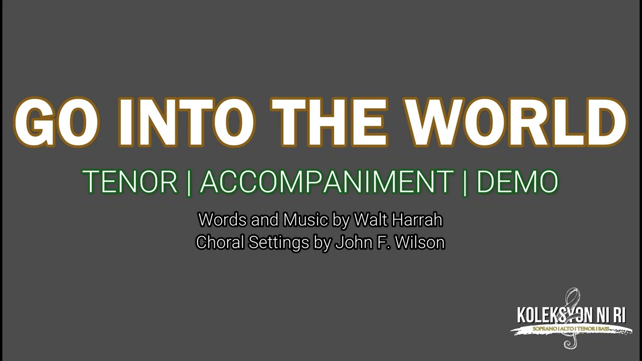 Go into the World | Tenor | Piano