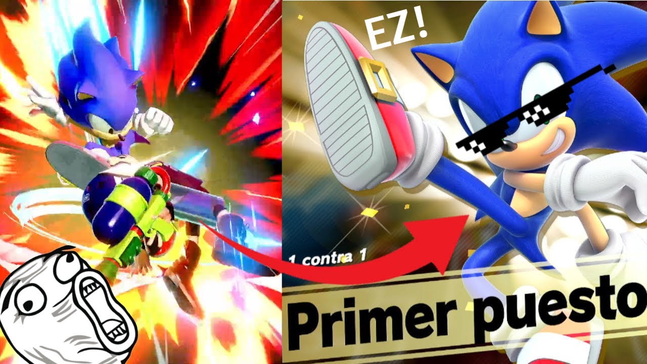 HUMILLANDO‼ a gente en Torneos de Smash Ultimate🥊 con SONIC💙 😎