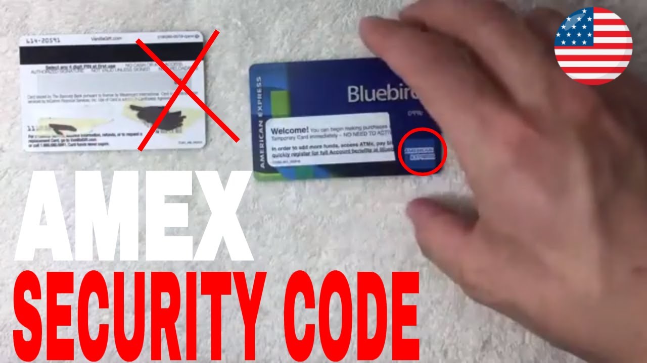 ✅  How To Find Security Code Amex American Express 🔴