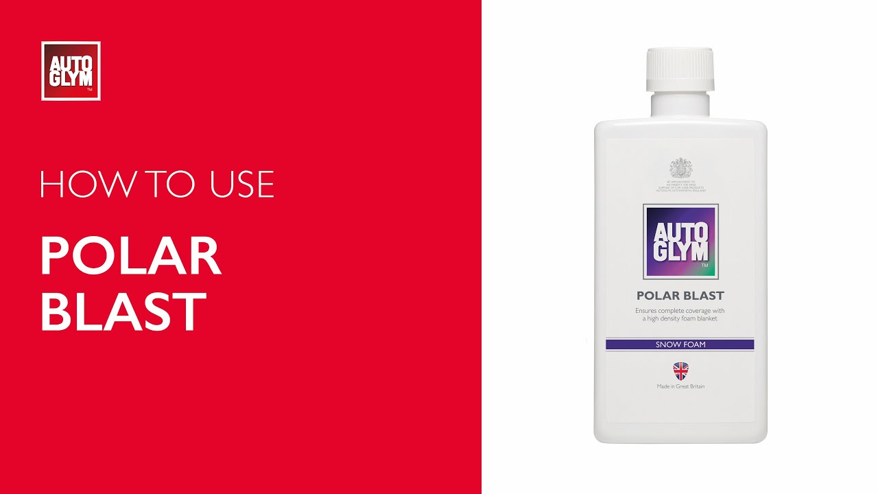 How to use Autoglym Polar Blast