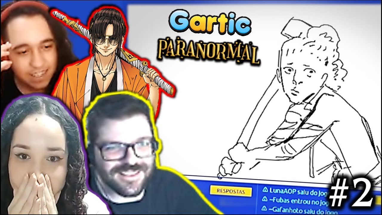 GARTIC PARANORMAL PARTE 2 - COM OS ARTISTAS DE OP! (Orenjiro, Gabsu, FubukiiAst e Eloart)