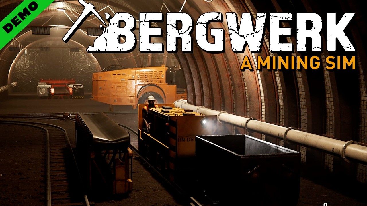 Симулятор шахтера, заслуживающий внимания &mdash; Bergwerk: демо-версия симулятора шахтера