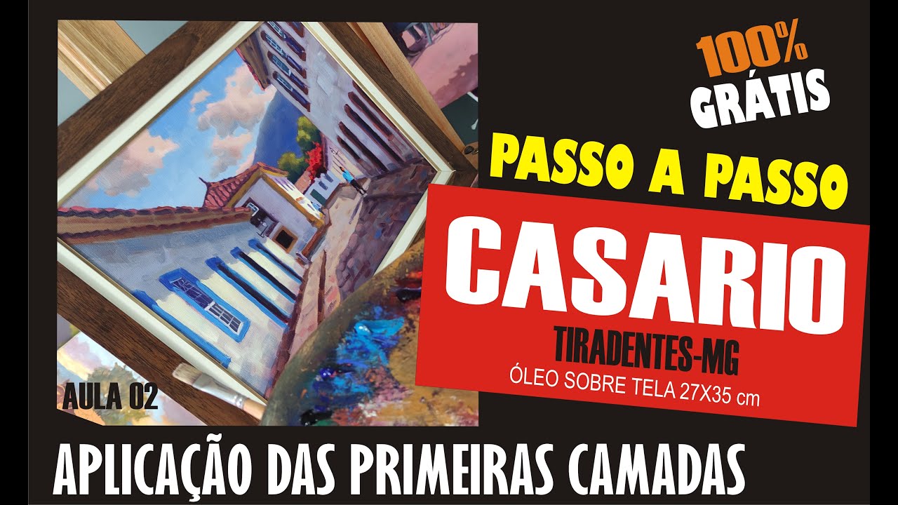 PINTURA DE CASARIO PASSO A PASSO / TIRADENTES 2