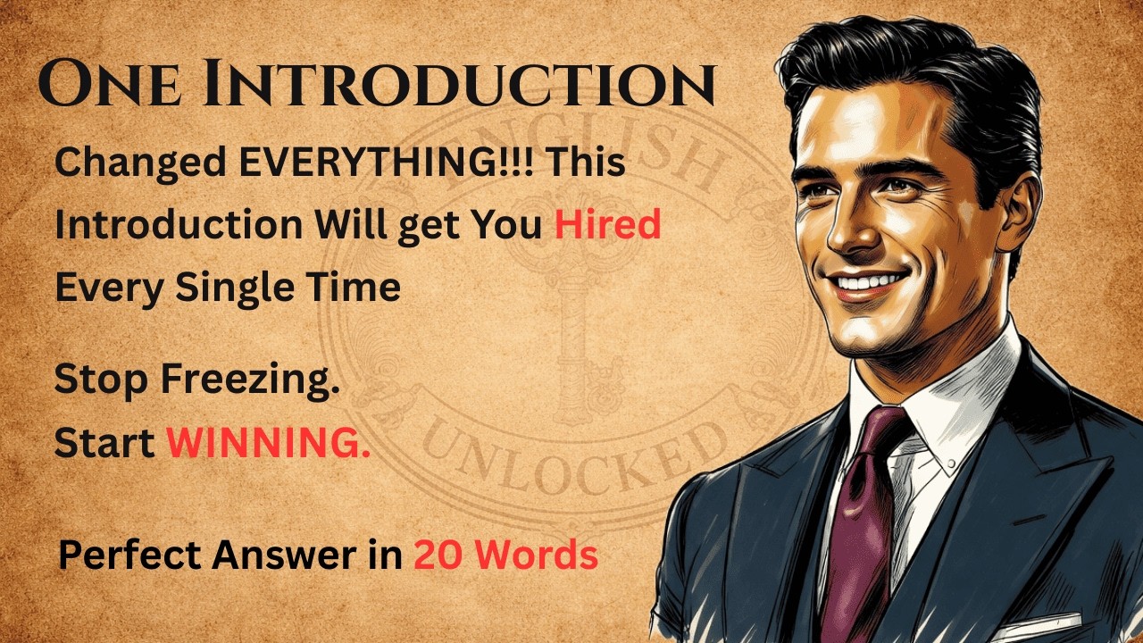 How to Introduce Yourself & Get Hired 💼 || English Listening Practice 🔥 || Graded Reader ✅