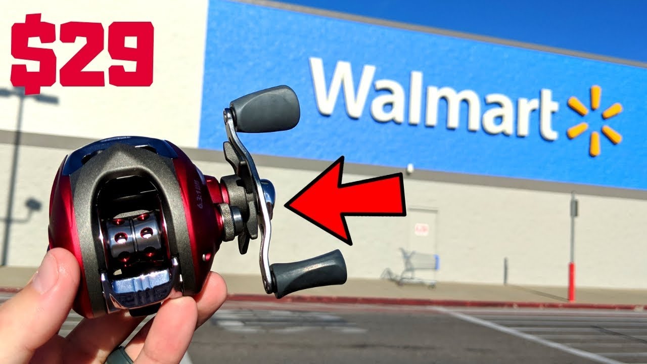 Fishing w/ CHEAPEST Fishing Reel in WALMART (How Good is it?)