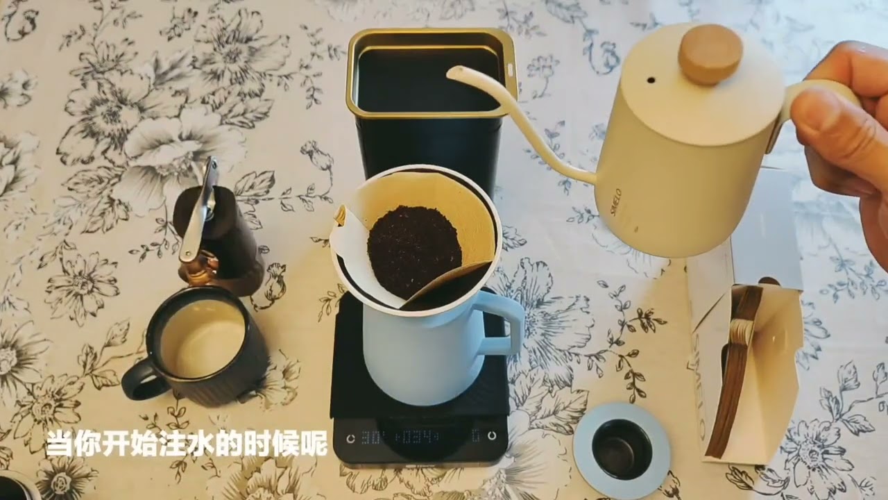 能手把手教你手冲咖啡的电子秤，Hero灵智电子秤评测。