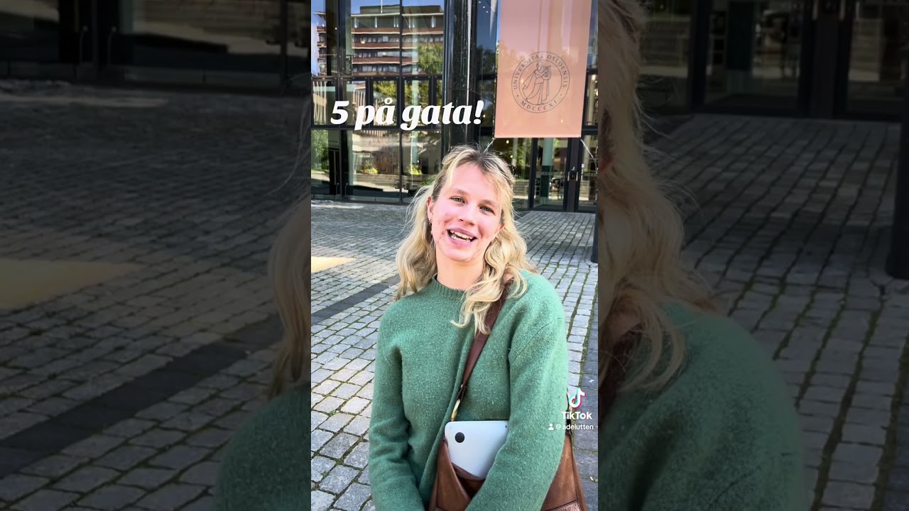 5 p&aring; gata - hvorfor b&oslash;r man studere i Oslo?
