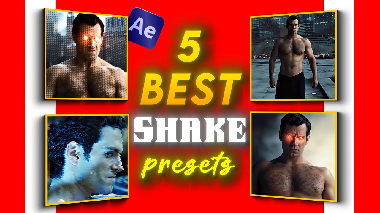 5 Best Shake Presets For After Effects | Free Editing Pack | Shakes Presets