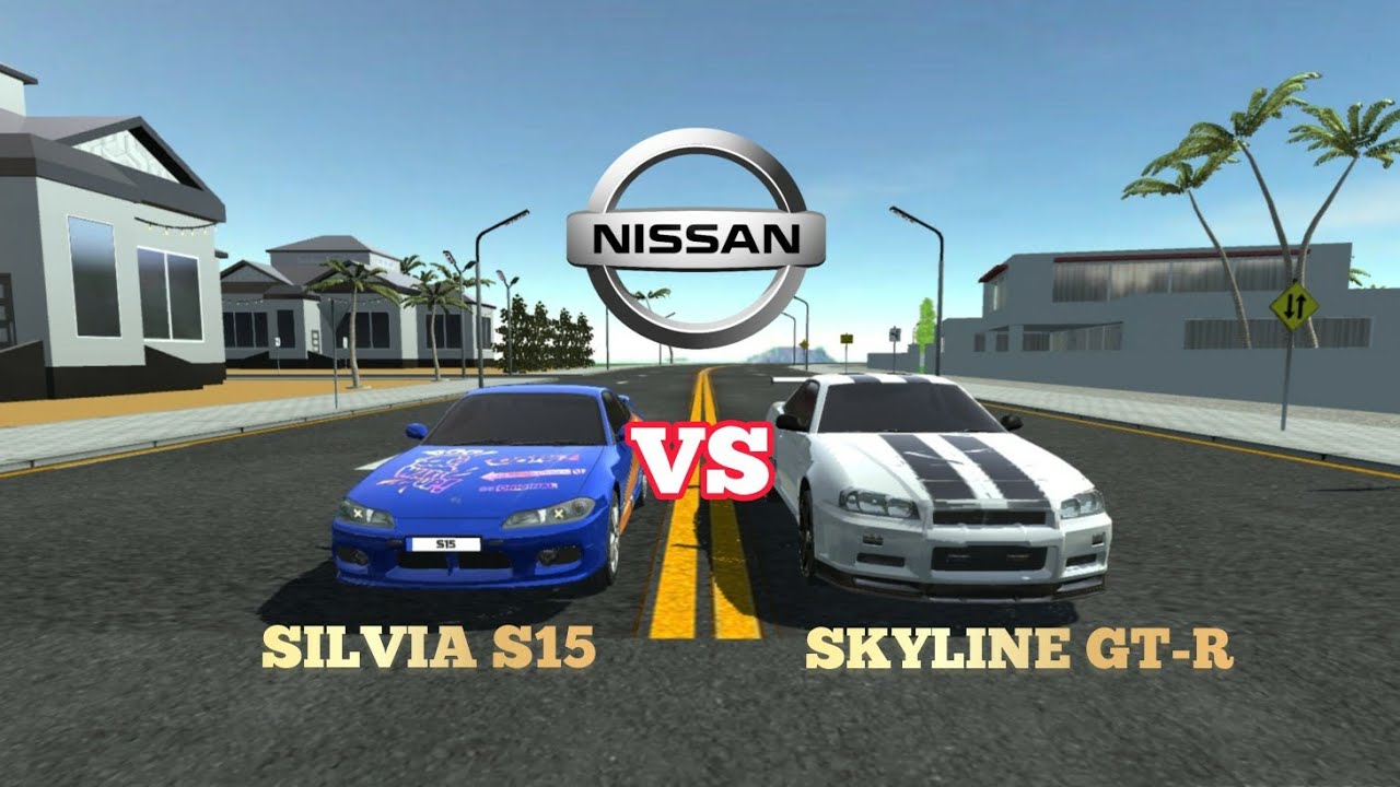 Car Simulator 2 Nissan Silvia S15 Vs Skyline GTR R34 |Top Speed | Sound Test | Brake Test | Acce...