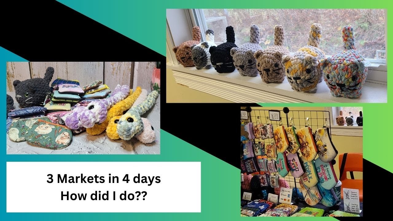 3 markets in 4 days/christmas markets/market prep/market results/turtles/snakes/cat loafs