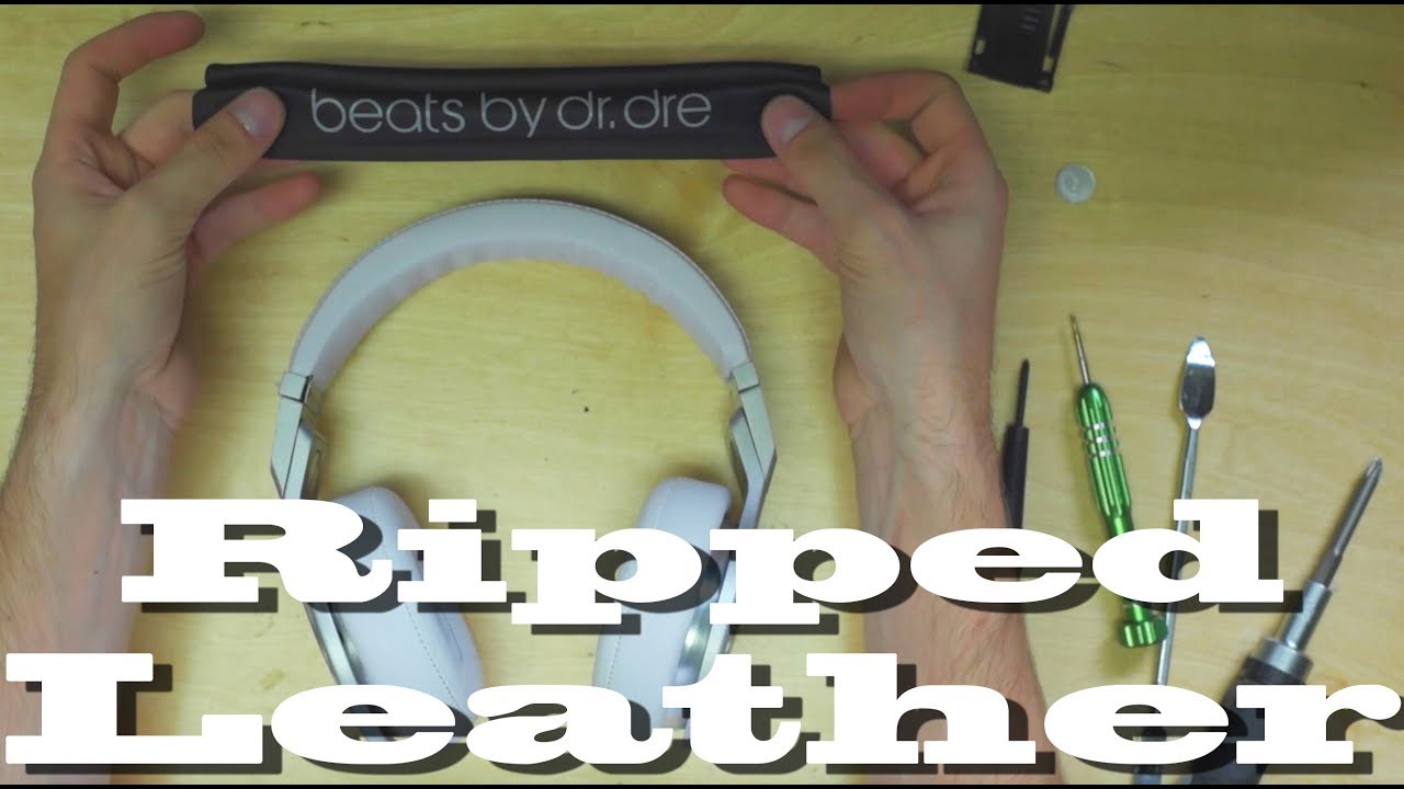 Как установить кожаную оголовье для наушников Beats By Dre Pro Detox DJ? Ремонт JoesGE