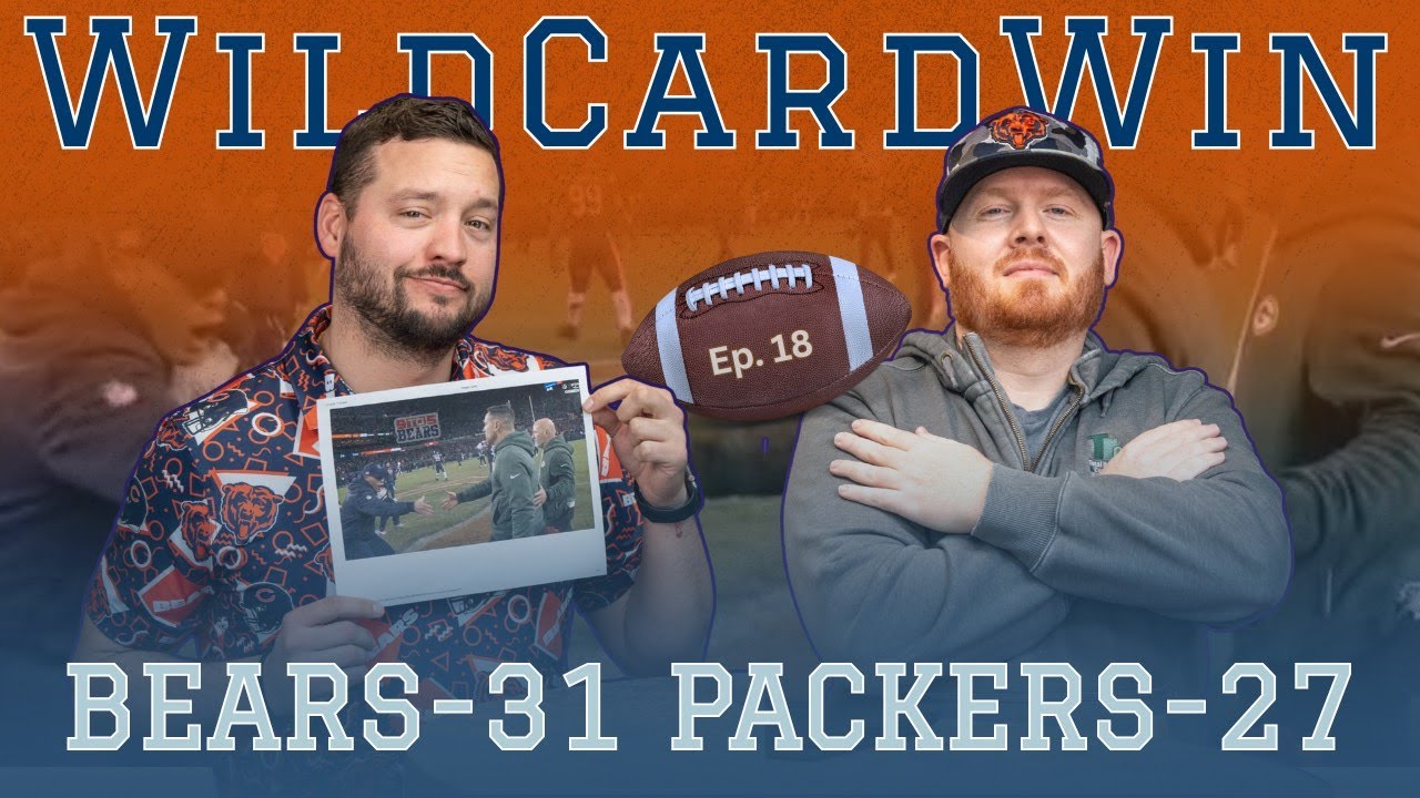 Bears Get First PLAYOFF WIN In 15 Years Over The Packers | 9 To 5 Bears