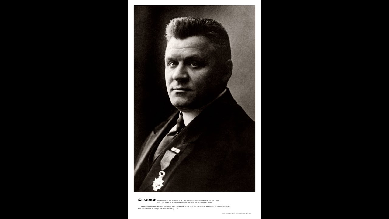 Lekcija par bijušo premjeru Kārli Ulmani